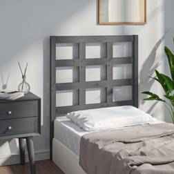 vidaXL grey, 80.5 Pine Bed Headboard