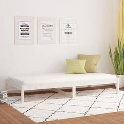 vidaXL white, Solid Pine Day Bed Sofa 90cm