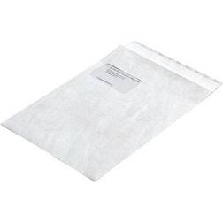 Tyvek Bong 20 Sicherheits-Versandtaschen C4 mit Fenster weiß, 32.4x22.9 cm