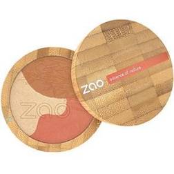 ZAO Face Rouge & Highlighter 3in1 Bamboo Sublim Mosaic 351 Gold Medium 8 g