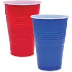 Genuine Joe GJO11250 Party Cups, 16oz. 50-PK, Blue