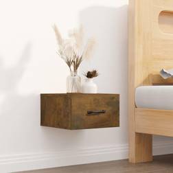 vidaXL Smoked oak, 1 Bedside Table