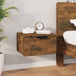 vidaXL Smoked oak, 1 Bedside Table