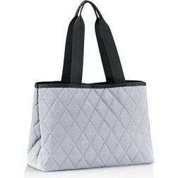 Reisenthel classic shopper L rhombus light grey (Einkaufstasche, schwarz)