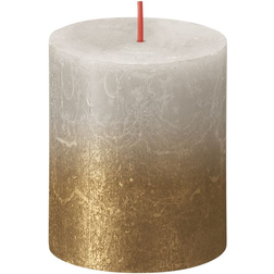 Bolsius Grey Gold Rustic Candle