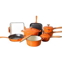 Mahahome - Cookware Set with lid 8 Parts