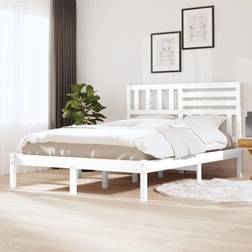 vidaXL Bed Frame White