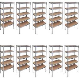 vidaXL 10x Shelving System