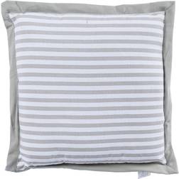 Homescapes Striped Seat Pad Chair Cushions White, Brown, Grey