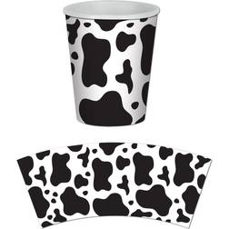 Beistle 58230 Cow Print Hot-Cold Cups Pack of 12