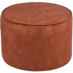 LABEL51 Rust Velour Pouffe 40cm