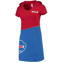 Women's Red, Royal Buffalo Bills Hooded Mini Dress Red/Royal