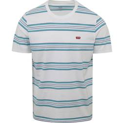 Levi's T-Shirt Stripe Light Light blue Blue