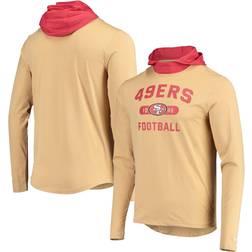 New Era Men's Gold/Scarlet San Francisco 49ers Active Block Hoodie Long Sleeve T-Shirt