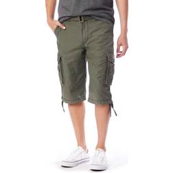 Unionbay Men's Cordova Messenger Belted Cargo Shorts, 30, Brt Green