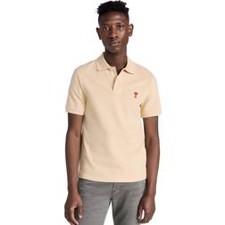 Ami Paris Alexandre Mattiussi Beige de Cœur Polo VANILLE/709