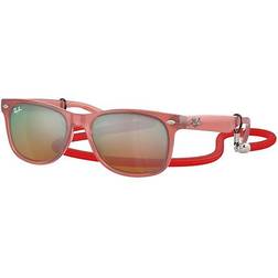 Ray-Ban Children New Wayfarer Kids Summer Capsule Opal Red Frame