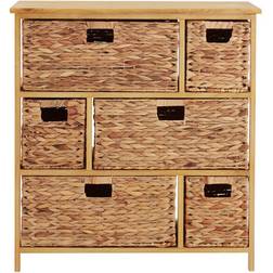 Premier Housewares 6 Basket Drawers Natural Water Storage Unit