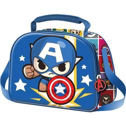 Karactermania Avengers Marvel Captain America Lunch Box Blau
