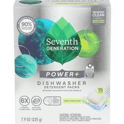 Seventh Generation Power Plus Dishwasher Detergent Packs Fresh Citrus