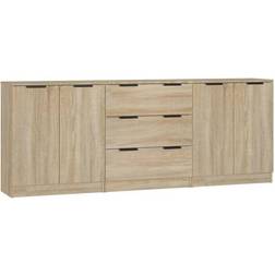 vidaXL 3 Sideboard