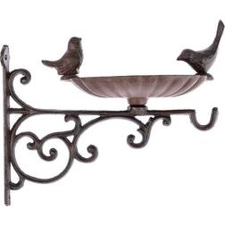 Homescapes Brown Decorative Bird Bath