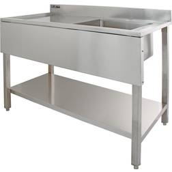 Kukoo Sink Stainless Steel Catering Kitchen Single Bowl 1.0