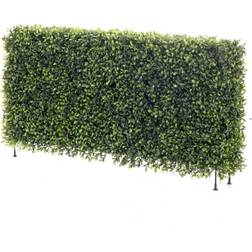 Emerald Artificial Boxwood Fence 100x20x25 Green