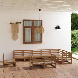 vidaXL 10 Garden Outdoor Lounge Set