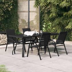 vidaXL 5 Garden Patio Dining Set