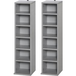 Homcom Set of 2 CD Shelving System