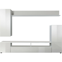 Trendteam DOS White TV Bench 208x165cm 2pcs