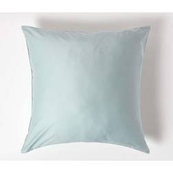 Homescapes Egg Continental 400 Thread Pillow Case Blue (80x80cm)