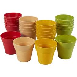 Juvale 24 Pack Tiny Pots Mini