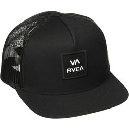 RVCA Boys' All The Way Trucker Hat, Black/White, One