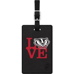 OTM Essentials Black Wisconsin Badgers Love Bag Tag