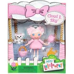 Lalaloopsy Mini Doll Cloud E. Sky with Mini Pet Poodle, 3" Angel Mini Doll with White Hair, Halo, Wings and Accessories, in Reusable House Package playset, for Ages 3-103, Multicolor, 579038