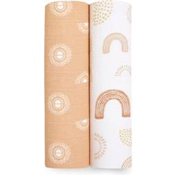 Aden + Anais Essentials Swaddle Wraps Keep Rising 2pk