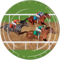 Beistle 58045 Horse Racing Plates, Pack Of 12