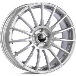 OZ Superturismo LM Matt Silver Black Lettering 7.5x17 5/112 ET50 B75