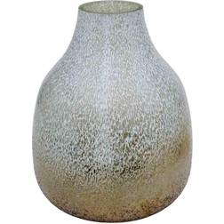 Ivyline Verre Round Gold Frosted Vase