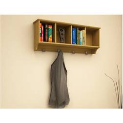 GFW Kempton Hallway Coat Wall Shelf