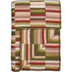 Røros Tweed Ida Plaid/Throw 135x200cm Blankets Pink, Red, Green (200x135cm)