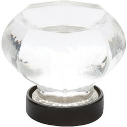 Emtek 86011 Crystal Porcelain Cabinet Knob Oil Hardware Knobs Geometric Oil