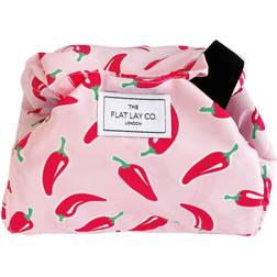 The Flat Lay Co. Open Makeup Bag Chillies