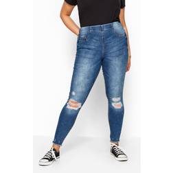 Yours Ripped Denim Jenny Jeggings