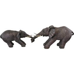 Geko Elephants Holding Trunks Christmas Tree Ornament