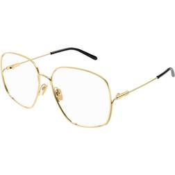 Chloé CH 0165O 001, including lenses, BUTTERFLY Glasses, FEMALE