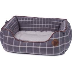 Petface Check Square Pet Bed Large