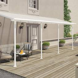 Palram Canopia Sierra White Non-Retractable Awning, H3M